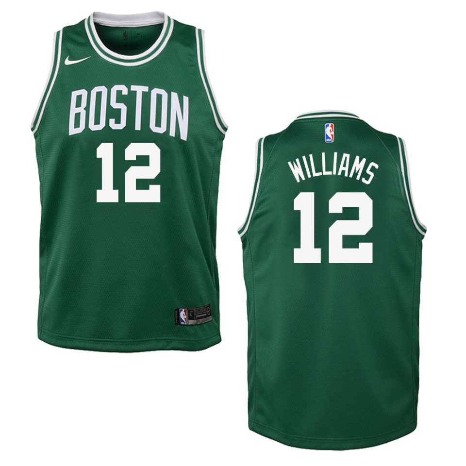 Youth Boston Celtics Grant Williams #12 Swingman Icon Green Jersey 2401IDZO